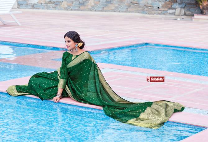 Sangam Anupama Organza Weaving Exclusive Wear Designer Saree Collection